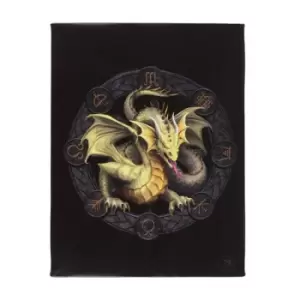 image of 19x25cm Mabon Dragons of the Sabbats Canvas Plaque by Anne Stokes