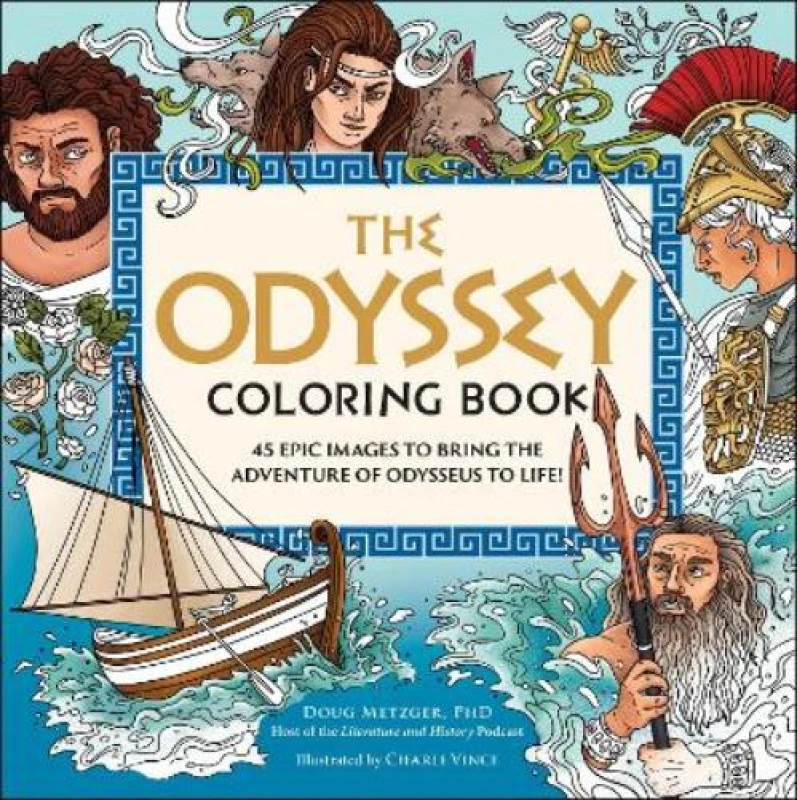 Image of The Odyssey Coloring Book. Paperback. By Doug Metzger Books