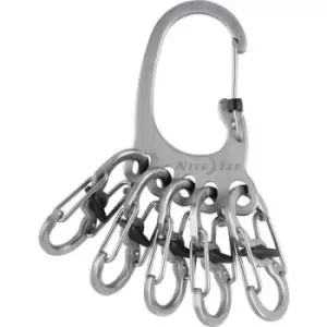 Image of NITE Ize Key carabiner KLKBF-11-R6 BigFoot Locker KeyRack Stainless steel