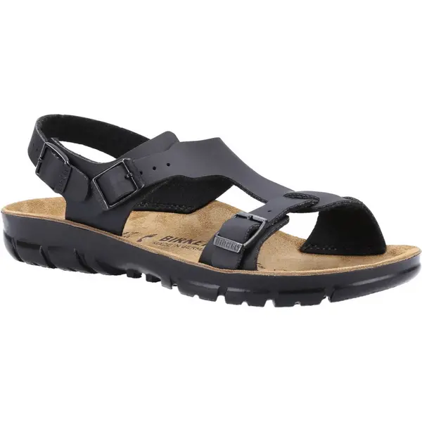 image of Birkenstock Womens Saragossa Birko Flor Leather Sandals UK Size 3.5 (EU 36)