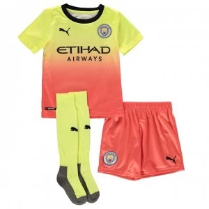 Puma Manchester City Third Mini Kit 2019 2020 - Yellow/Peach