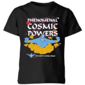 image of Disney Aladdin Phenomenal Cosmic Power Kids T-Shirt - Black - 11-12 Years