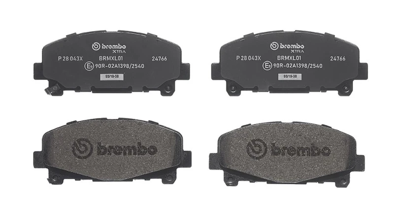 Image of BREMBO Brake pad set BREMBO P 28 043X