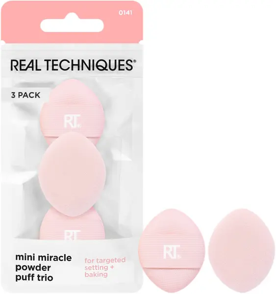 image of Real Techniques Mini Miracle Powder Puff Trio