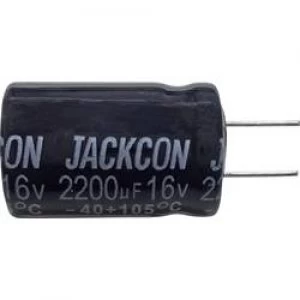 Image of Subminiature electrolytic capacitor Radial lead 7.5mm 2200 uF