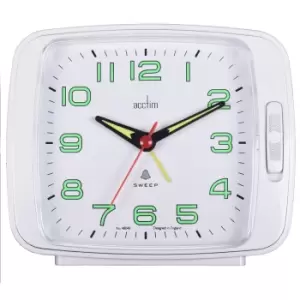 image of Acctim 'Ada' Bell/Bi Bi Alarm clock - White