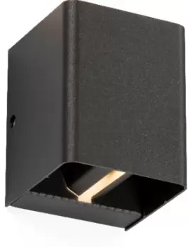Image of LED Adjustable Up and Down Wall Light Anthracite - 3000K 230V IP65 2 x 6W