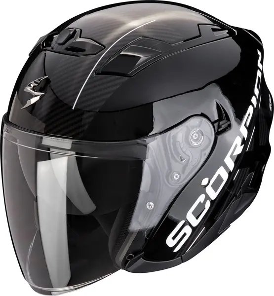 Image of Scorpion EXO-230 QR Black Silver Jet Helmet Size 2XL