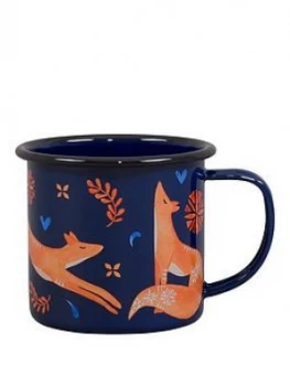 Image of Folklore Fox Enamel Mug, One Colour, Women
