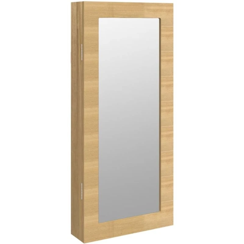 Image of VIDAXL Vidaxl - Mirror Jewellery Cabinet Wall Mounted 30x8.5x67cm 8720845811167