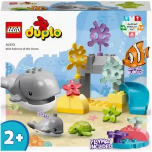 image of LEGO DUPLO Wild Animals: of the Ocean Toys with Playmat (10972)