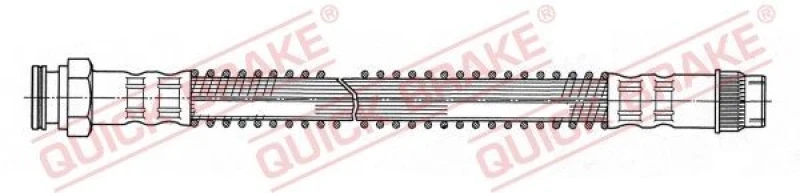Image of QUICK BRAKE Brake hose QUICK BRAKE 22.523