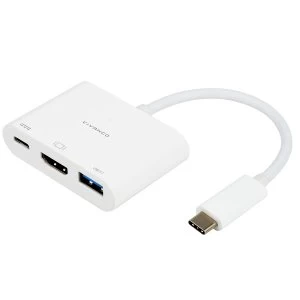 image of Vivanco USB Type-C - HDMI Adapter 3 in 1 - White