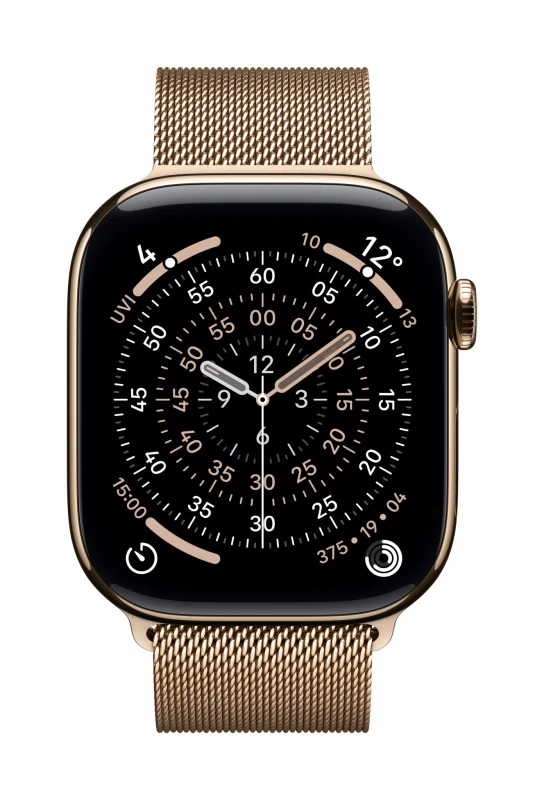 Image of Apple Apple 46mm Gold Milanese Loop - M/L MGJ54ZM/A