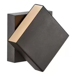 Image of Turn LED Outdoor Up Down Wall Lamp Black, IP54, 2700K
