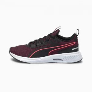 Image of Womens PUMA Scorch Runner Running Shoes, Black/Ignite Pink Size 5 Shoes