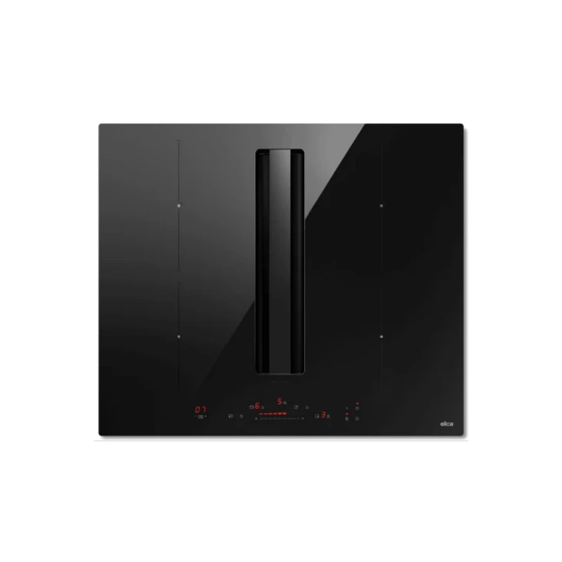Image of Elica NT-ALPHA-B-60BA Induction Extractor Hob - Black - For Ducted/Recirculating Ventilation