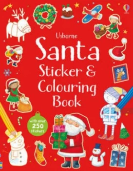 Image of Santa Sticker and Colouring Book by Sam Taplin Book