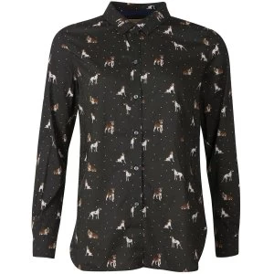 Image of Barbour Womens Safari Shirt Country Dog Print 16