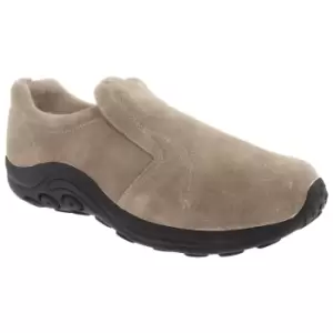 image of PDQ Womens/Ladies Real Suede Ryno Slip-On Casual Trainers (5 UK) (Taupe)