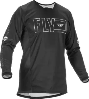 Image of Fly Racing Kinetic Fuel Motocross Jersey, black, Size XL, black, Size XL