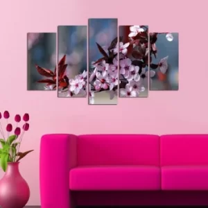 Image of 5PMDF-28 Multicolor Decorative MDF Painting (5 Pieces)