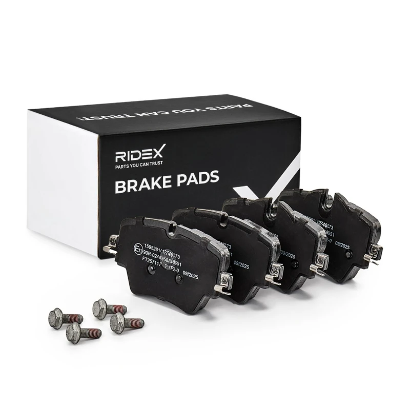 Image of Brake pad set RIDEX 402B1129