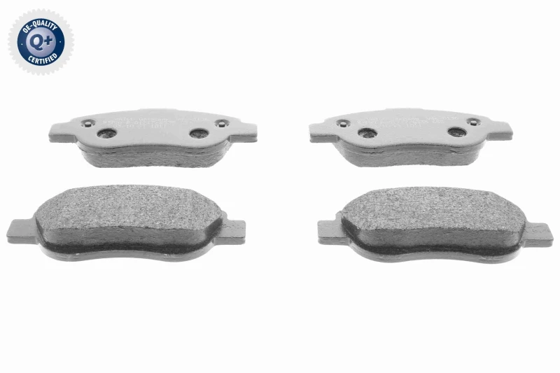 Image of VAICO V46-0136 Brake pad set Front Axle, Q+, original equipment manufacturer quality Brake Pad Set,disc brake (402)