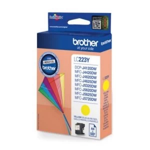 Image of Brother LC223 Yellow Ink Cartridge