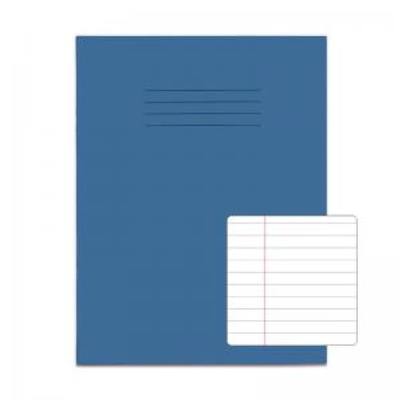 Image of Rhino 9 x 7 Exercise Book 80 Page Ruled F8M Light Blue (Pack 100)...