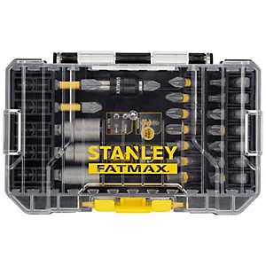 image of Stanley Fatmax STA88557-XJ 32 Piece Impact Torsion Screwdriver Bit Set - 25mm