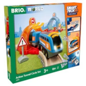 Image of Brio Smart Tech Sound - Railway Action Tunnel Travel Set