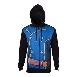 Image of Ni No Kuni 2 - Roland Suit Mens X-Large Full Length Zipped Hoodie - Blue