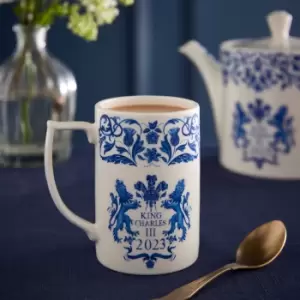 image of Spode King's Coronation Mug Blue