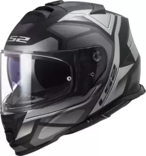 Image of LS2 FF800 Storm Faster Helmet, black-grey-silver, Size L, black-grey-silver, Size L