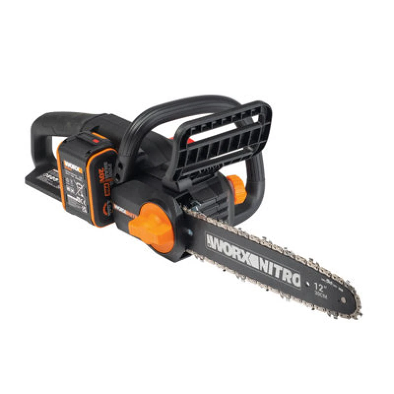 Image of Worx 20V Cordless 30Cm Chainsaw Brushless With 4.0Ah Battery And Charger Wg350E
