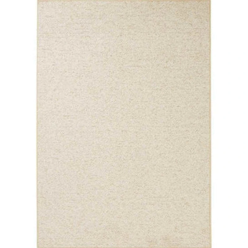 Image of The Rugs Wolly Tufted Wool Look Rug Dense Soft Pile Plain Living Room In Cream