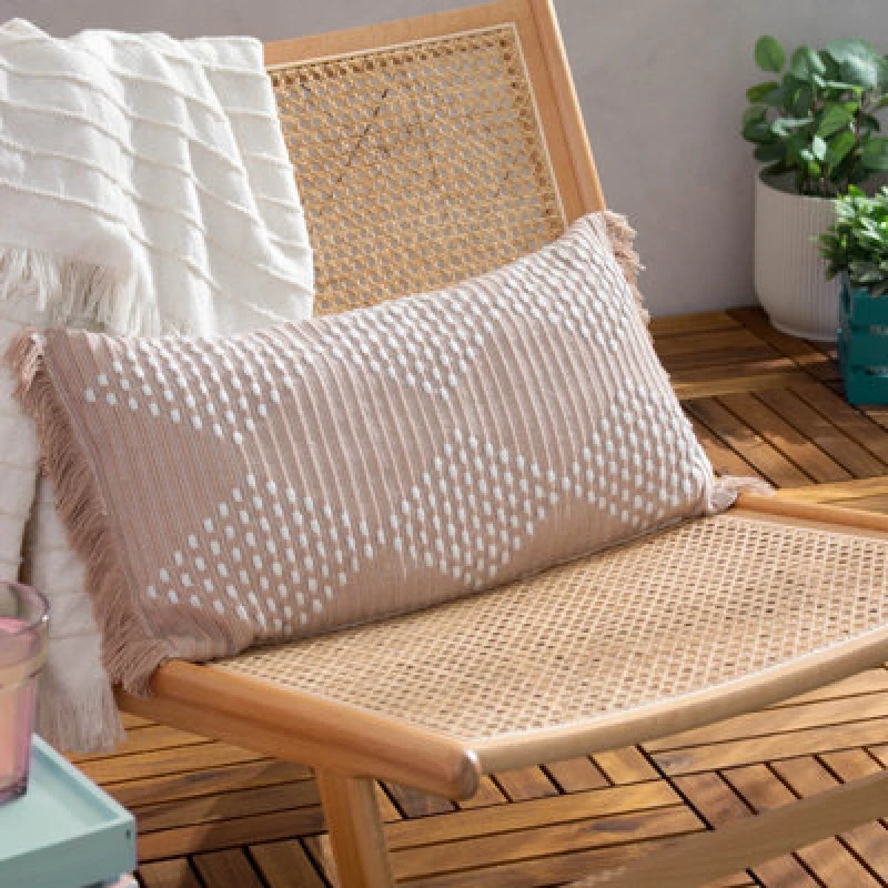 Image of furn. Kadie Rectangle Cushion Natural