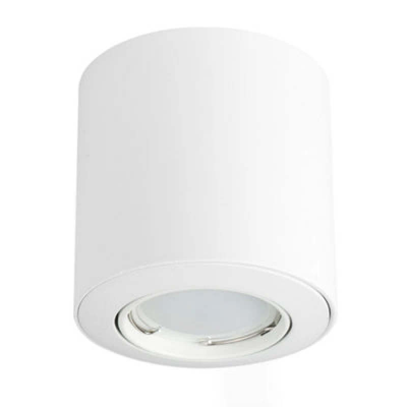 Image of ValueLights Downlight Tiltable Ceiling Light Fitting 4 Pack With Warm White Bulbs White