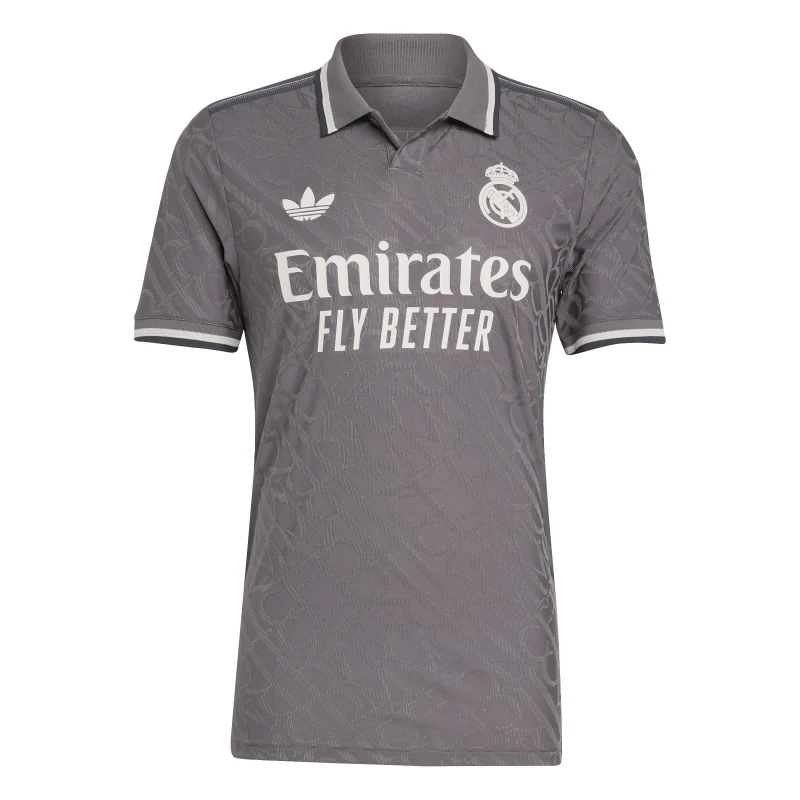 Image of adidas Mens Real Madrid Short Sleeve Performance T-Shirt Charcoal male M