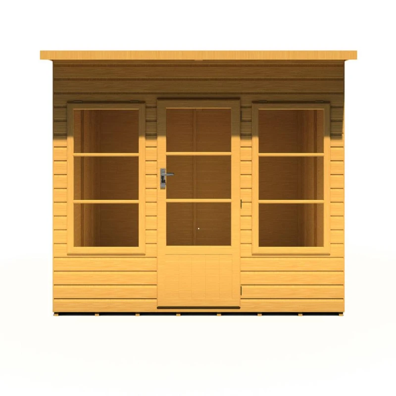 Image of Shire Orchid 8x8 SummerHouse Summer Houses 8 x 8ft Brown 71678605000