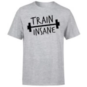 Image of Train Insane T-Shirt - Grey - 5XL
