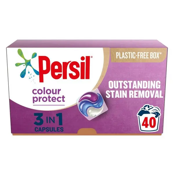 image of Persil 3-in-1 Colour Protect Washing Capsules 40x Washes