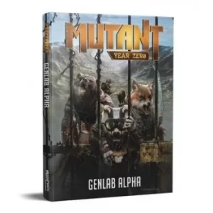 Image of Genlab Alpha Core Mutant Year Zero Post Apocalyptic RPG Hardback Board Game