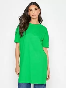 Image of Long Tall Sally Apple Green Oversized Tunic, Green, Size 10, Women