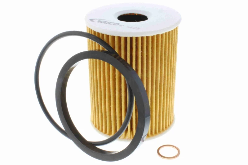 Image of VAICO V40-0166 Oil filter Filter Insert, Original VAICO Quality, with gaskets/seals Oil Filter (7)