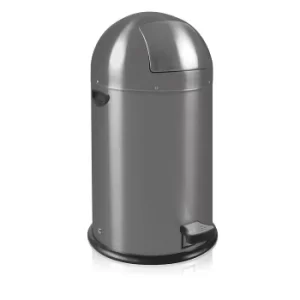 Image of Push rubbish bin with pedal