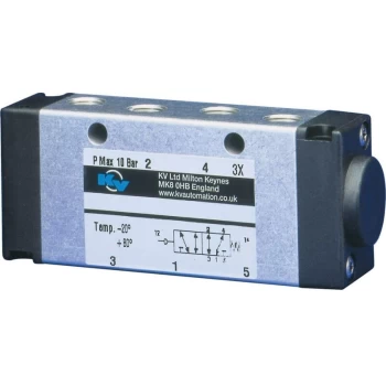 Image of KVF865 G1/4 5/2 Air Spring Spool Valve - Kennedy