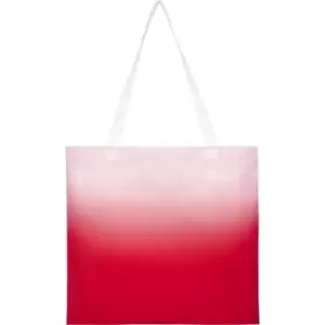 Image of Bullet Rio Gradient Tote Bag (One Size) (Red/White)