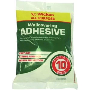 image of Wickes All Purpose Wallpaper Adhesive - 10 Roll